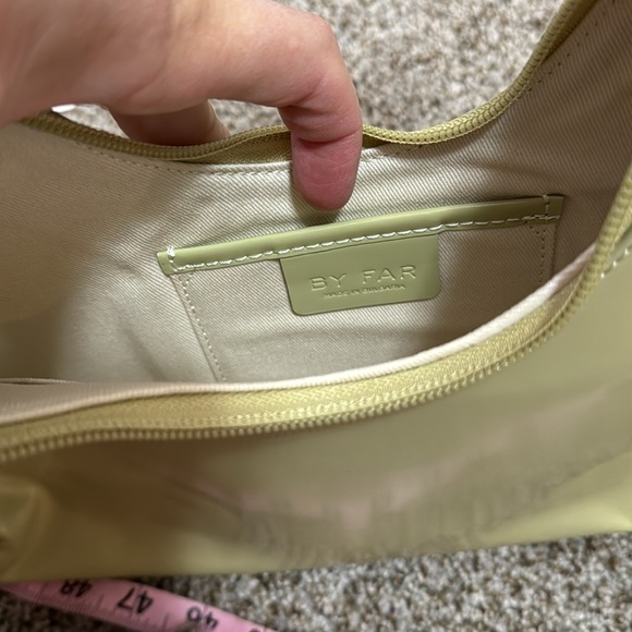 BY FAR Amber Olive Semi Patent Leather Purse - Picture 5 of 7